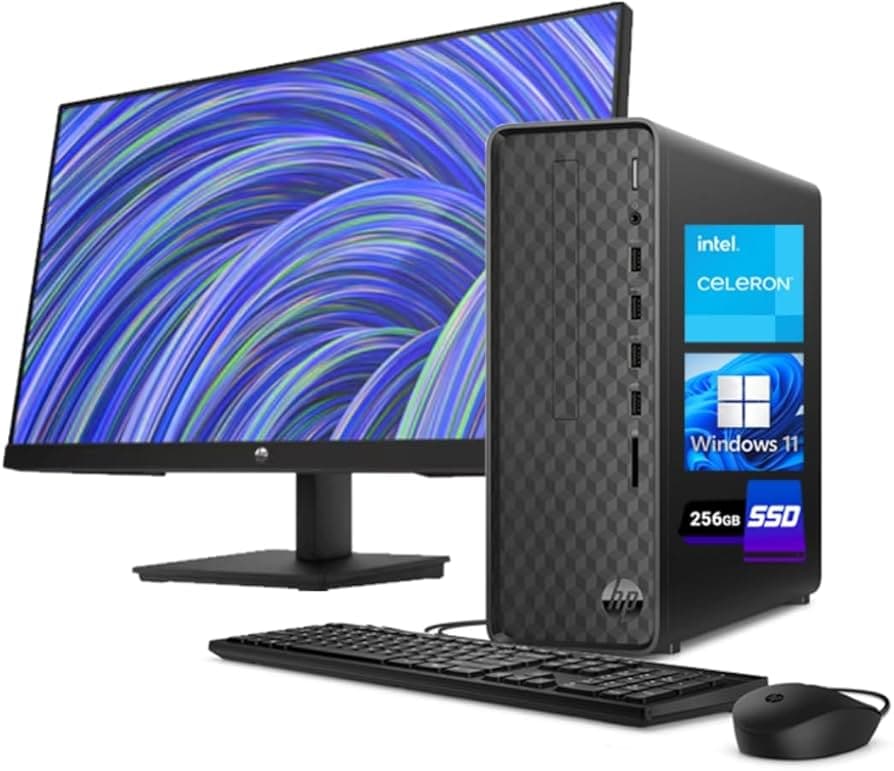 HP Slim Desktop S01-AF2003 Celeron J4025 256GB 4GB RAM
