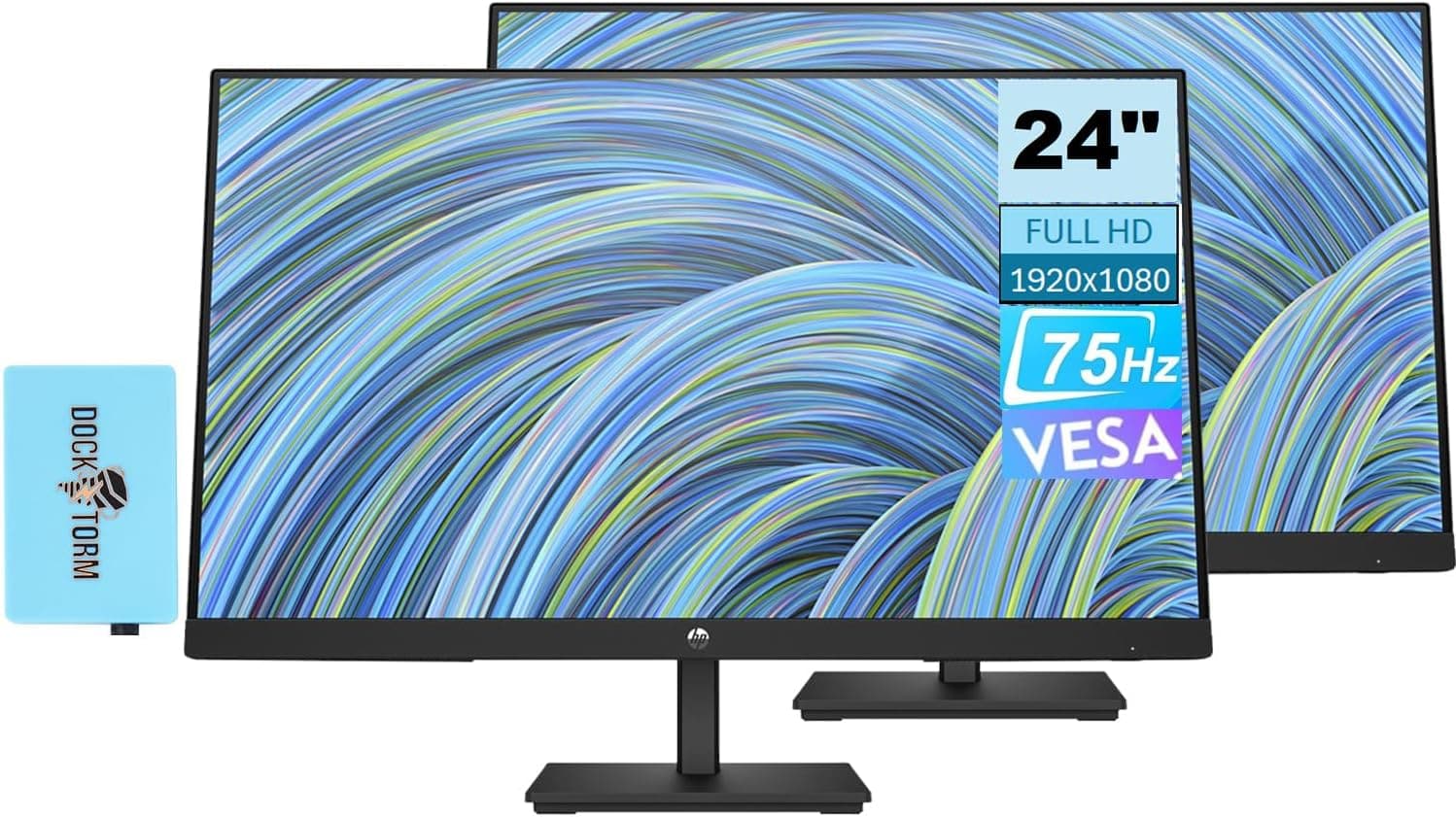 HP V24 G5 FHD MONITOR WITH VGA, HDMI PORT (65P62AA)