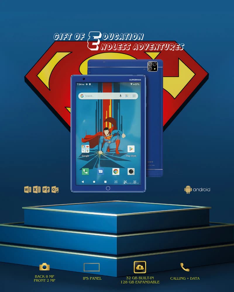 Superman 8 tablet